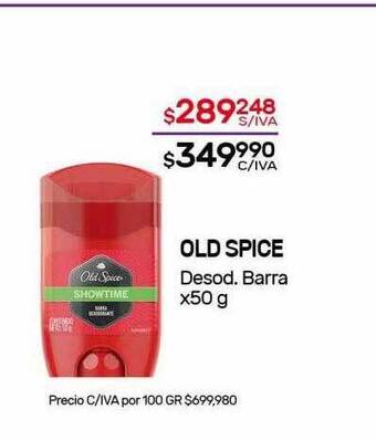 Nini Mayorista Old spice desod. barra oferta
