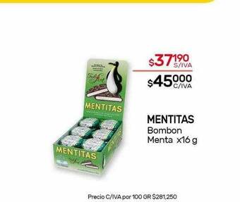 Nini Mayorista Mentitas bombon menta oferta