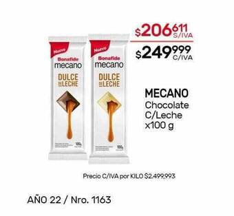 Nini Mayorista Mecano chocolate c leche oferta