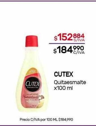 Nini Mayorista Cutex quitaesmalte oferta