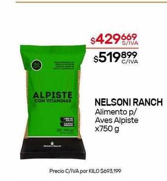 Nini Mayorista Nelsoni ranch alimento p aves alpiste oferta