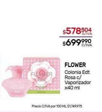 Nini Mayorista Flower colonia edt rosa c vaporizador oferta
