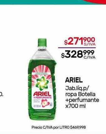 Nini Mayorista Ariel jab.liq.p ropa botella+perfumante oferta
