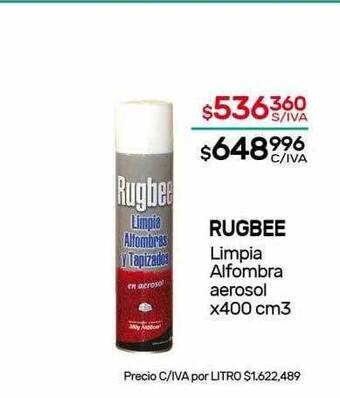 Nini Mayorista Rugbee limpia alfombra aerosol oferta