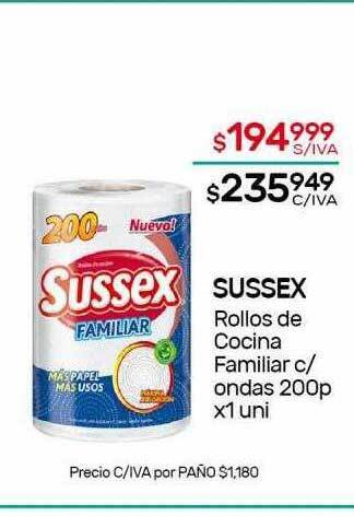Nini Mayorista Sussex rollos de cocina familiar c ondas oferta