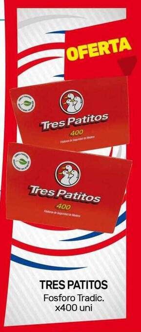 Nini Mayorista Tres patitos fosforo tradic. oferta
