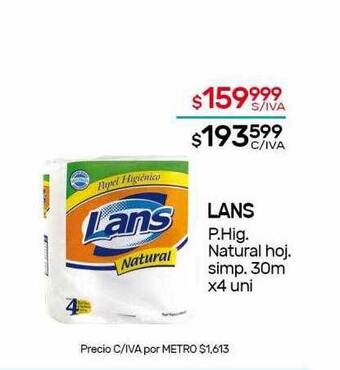 Nini Mayorista Lans p.hig. natural hoj. simp. oferta