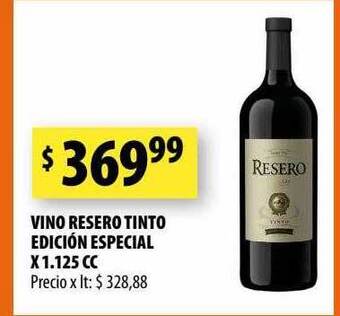 Punto Mayorista Vino resero tinto edición especial oferta
