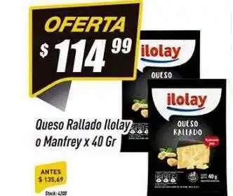 Supermercados Comodin Queso ralaldo ilolay o manfrey oferta
