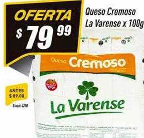 Supermercados Comodin Queso cremoso la varense oferta