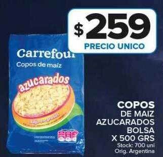 Carrefour Maxi Copos de maiz azucarados bolsa oferta