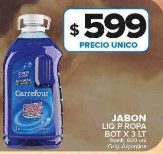 Carrefour Maxi Jabon liq p ropa oferta