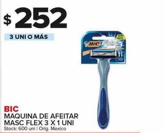 Carrefour Maxi Bic maquina de afeitar masc flex 3 oferta