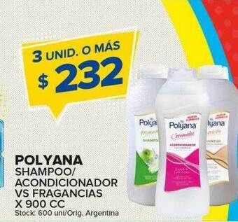 Carrefour Maxi Polyana shampoo acondicionador vs fragancias oferta