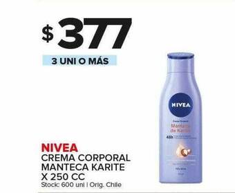 Carrefour Maxi Nivea crema corporal manteca karite oferta