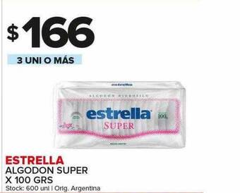 Carrefour Maxi Estrella algodon super oferta