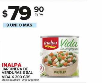 Carrefour Maxi Inalpa jardinera de verduras s sal vida oferta