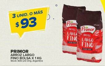 Carrefour Maxi Primor arroz largo fino bolsa oferta