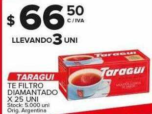 Carrefour Maxi Taragui te filtro diamantado oferta