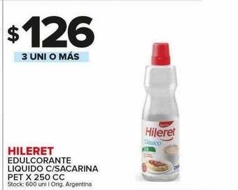 Carrefour Maxi Hileret edulcorante liquido c sacarina pet oferta