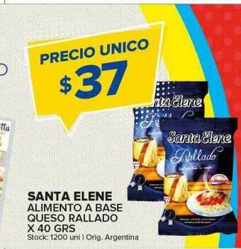 Carrefour Maxi Santa elene alimento a base queso rallado oferta