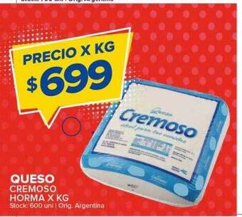 Carrefour Maxi Queso cremoso horma oferta