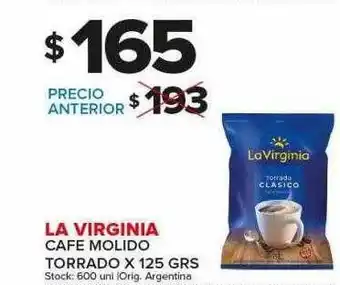 Carrefour Maxi La virginia cafe molido torrado oferta