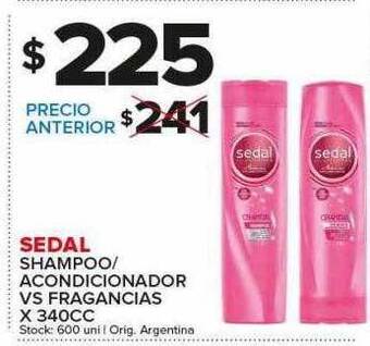 Carrefour Maxi Sedal shampoo acondicionador oferta