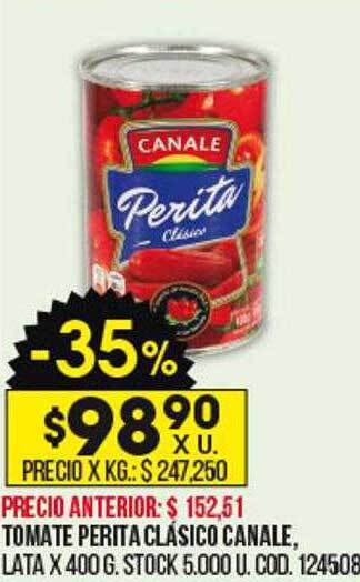 Coto Tomate perita clásico canale oferta