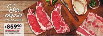 Coto Bife angosto de novillito oferta
