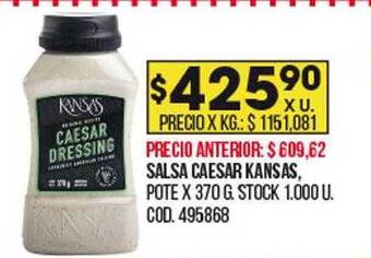 Coto Salsa caesar kansas oferta