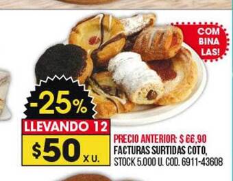 Coto Facturas surtidas coto oferta