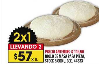 Coto Bollo de masa para pizza oferta