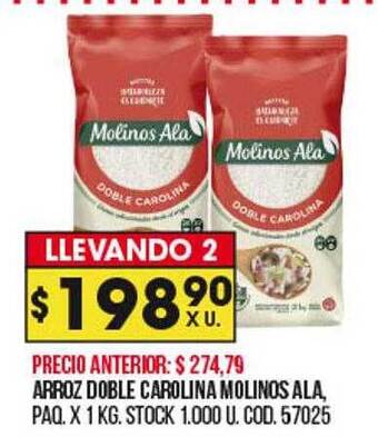 Coto Arroz doble carolina molinos ala oferta