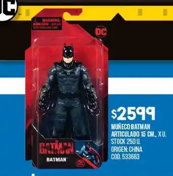 Coto Muñeco batman articulado 15 cm oferta
