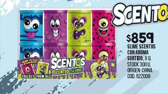 Coto Slime scentos con aroma surtido oferta