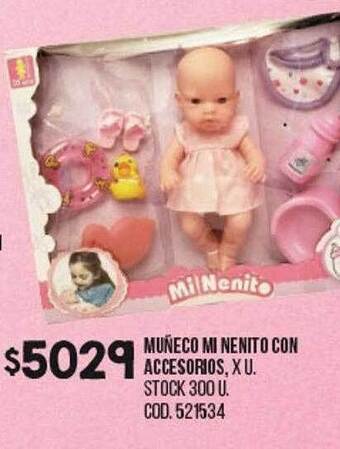 Coto Muñeco mi nenito con accesorios oferta