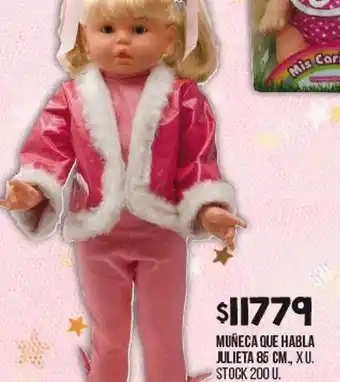 Muneca que habla julieta 85 cm