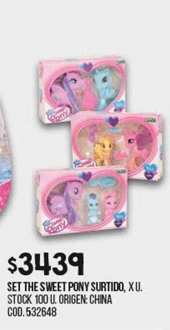 Coto Set the sweet pony surtido oferta