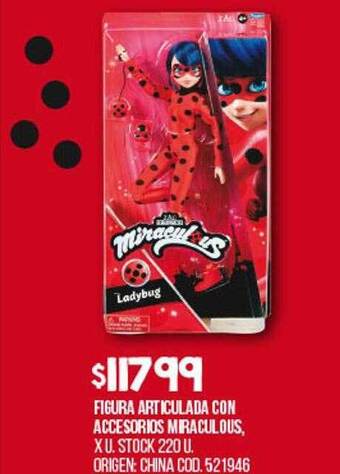 Coto Figura articulada con accesorios miraculous oferta