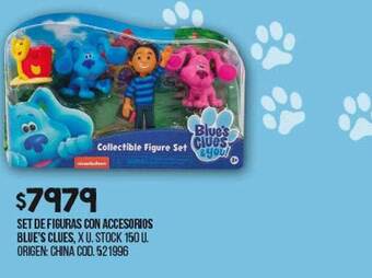 Coto Set de figuras con accesorios blue's clues oferta