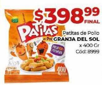 Diarco Patitas de pollo granja del sol oferta