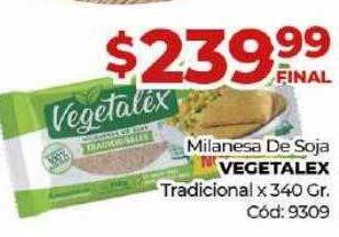 Diarco Milanesa de soja vegetalex tradicional oferta