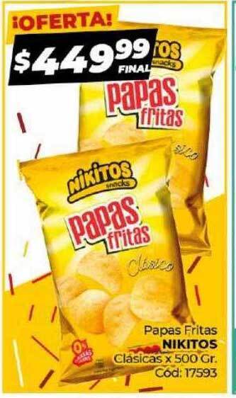 Diarco Papas fritas nikitos clásicas oferta