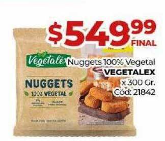 Diarco Nuggets 100% vegetal vegetalex oferta