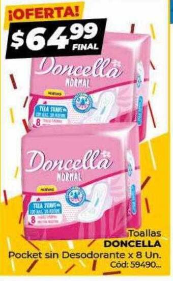 Diarco Toallas doncella pocket sin desodorante oferta