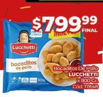 Diarco Bocaditos de pollo lucchetti oferta