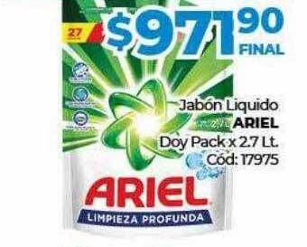 Diarco Jabón liquido ariel doy pack oferta