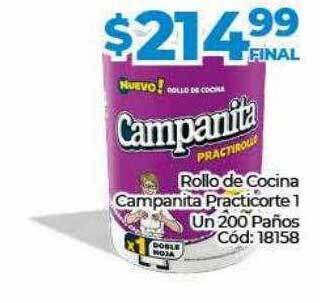 Diarco Rollo de cocina campanita practicorte oferta