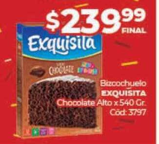 Diarco Bizcochuelo exquisita chocolate alto oferta